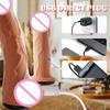 Strap On Double Head Telescopic Dildo Vibrator Realistic Wearable Massager Artificial Panties For Lesbian Adult Products Sex Toy