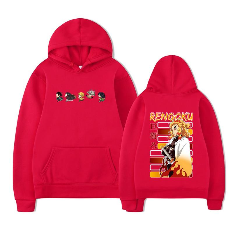 Autumn Anjuro Bakugou Hoodies Men Women Fashion High Street Sweatshirts Vintage Pullovers Tanjiro Hoodie Oversized Tops