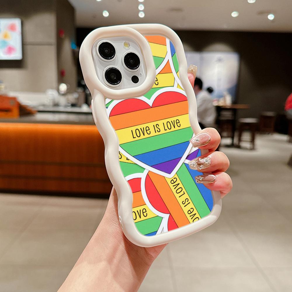 Ae93 Rainbow Art Design Protective Phone Cases for Xiaomi Poco X5 X3 M5s Redmi 13C 12C Note 13 Pro Plus 12S 10 Big Wave TPU Back Cover