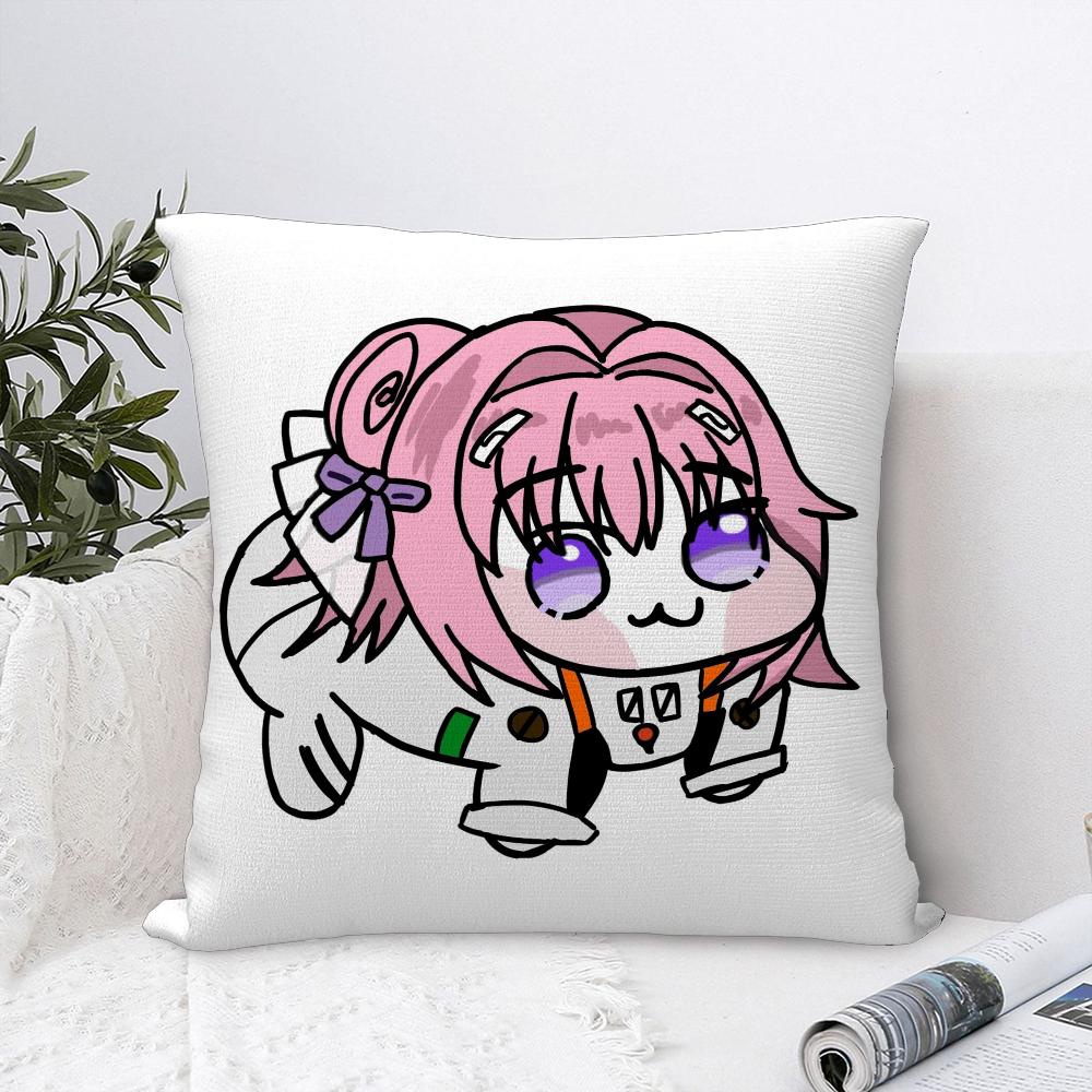 N-Nikke DORO Doll Anime Pillow Case Sofa Decorative Home Double-sided Print Plush Square Throw Pillow Covers Cushion Decor Cover