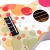 21 Inch Ukulele Colorful Bubbles Basswood Soprano Ukulele 4 Strings Hawaiian Guitar Mini Guitarra Kids Musical Instrument Gift