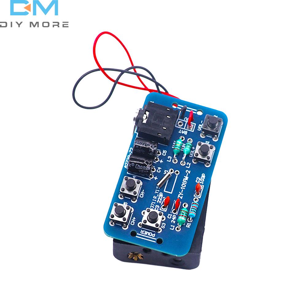 FM Radio DIY Kit 76-108MHz Adjustable Frequency Volume Control With Power Switch Soldering Practice Kit Electronic Welding Skill