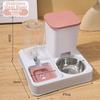 Large Capacity 500ML Water Dispenser 2 in 1 Cat Dog Water Dispenser Feeder Automatic Pet Feeder