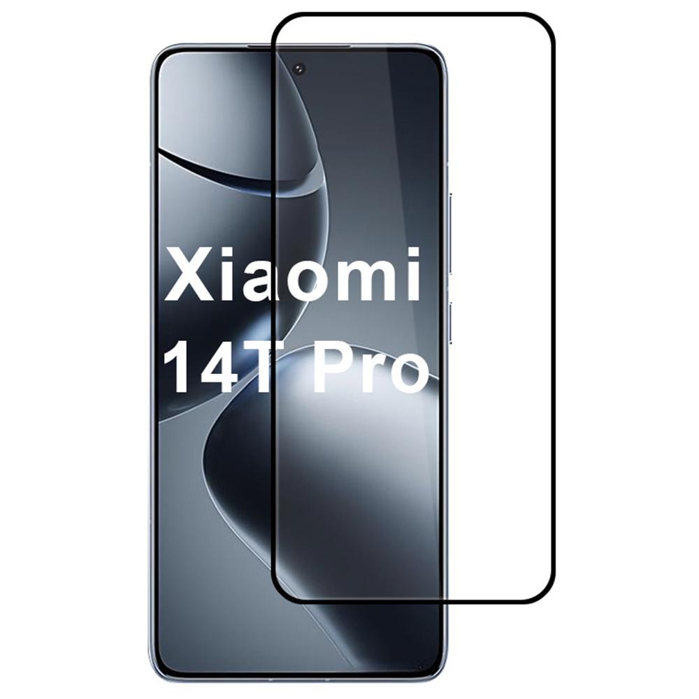 

For Xiaomi 14T/14T Pro High Aluminum-Silicon Glass Screen Protector 2.5D Silk Printing Type A