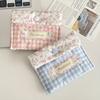 Damen Vintage Blumen- und Vichy-Muster Geldbörse - Lässige kleine tragbare Münzbörse geeignet für, & Damen, für Bargeld, Karten, Schlüssel