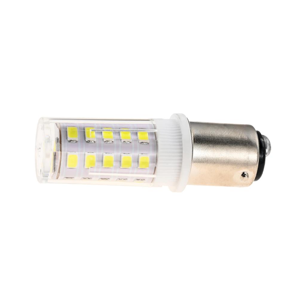 1 Stück E14 BA15D 5W AC/200-240V Nähmaschinenlampe Glühbirne 51/33 LEDs Lampenperlen Weißes Licht für Wohnmobil Camper Marine Yacht Boot Anhänger