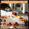 Halloween Badematte Teppich-Kürbis Schwarze Katze Geist Badematte TPR-Rücken Rutschfest Saugfähig Maschinenwaschbar Duschteppich Fußmatte