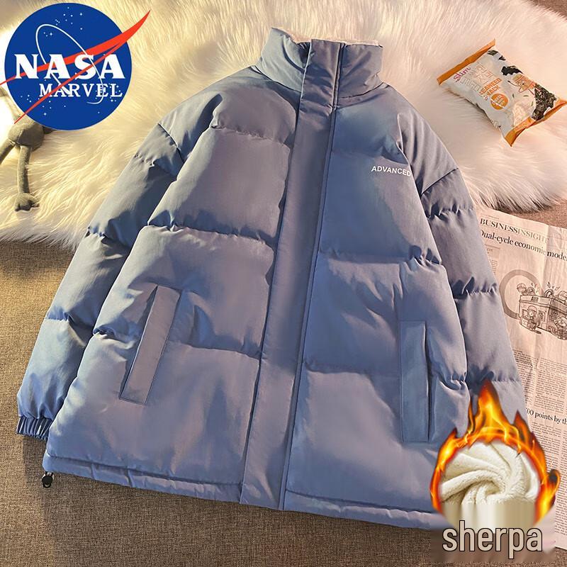 NASA MARVEL Men's Thickened Fleece Lined Padded Jacket