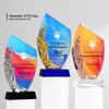 Flavinets Resin Metal Star Crystal Trophy