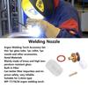 TIG Welding Torch Accessory Argon Welder Glass Cup Part Kit Set for 2.4MM WP‑17/18/26