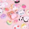 2pcs Butt Sticker Soft Pinched Buttocks Sticker Animal Rabbit Decompression 3d Bubble Sticker Phone Case Decor Stickers