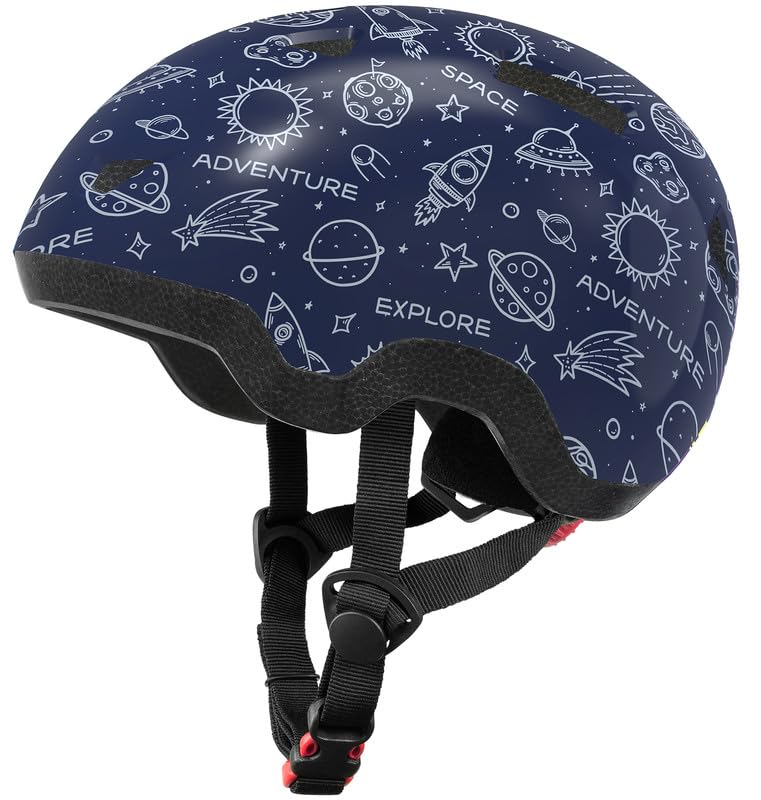 

ASTM CPSC Certified Helmet for Year Olds Elementary School Grades Safe for Bicycles and Small Lightweight, & 4/5/6/7/8 (Toddlers, 1-2), Scooters,