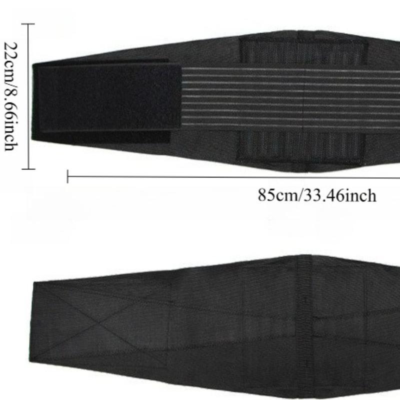 1Pc Breathable Steel Plate Lumbar Support Belt with Intervertebral Disc Support and Warmth for Weightlifting, Squats, and Abdominal Support