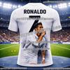 Ronaldo's Summer 3D Printed Family Wear Football Jersey T-shirt Is Loose and Comfortable Suitable for Outdoor Wear