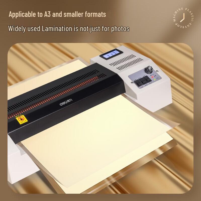 Deli A3 Professional Photo Laminator CN plug (adapter included)