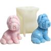 Cute Dog Silicone Mold, Yorkshire Candle Mold for Soap Soy Wax DIY Handcraft, Puppy Resin Mold for Bridesmaid Gift Wedding Party Home Dinner Festive