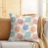 Tropical Palm Leaves Cushion Cover Silky Short Plush Invisible Zipper Dustproof Sofa Pillow Case For Home Decor