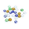 200pc Glass Pebbles Stones Home Ornament Supply Cobblestones Garden Fish Tank Aquarium Decor Decorative Marbles Mixed Color