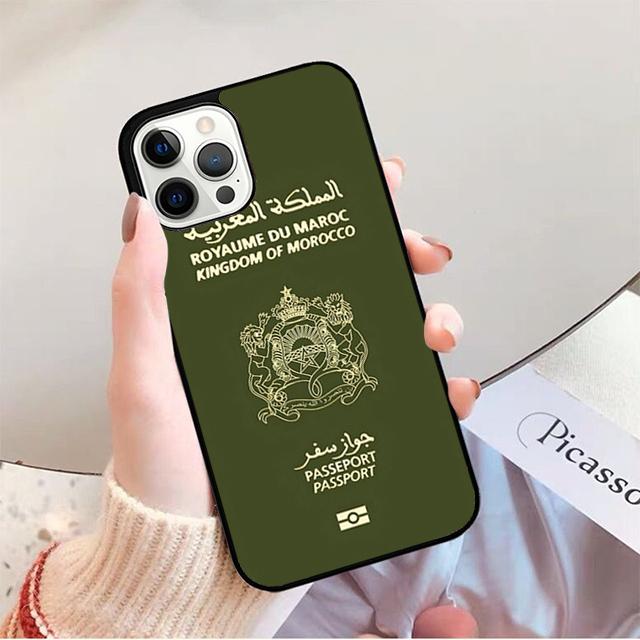

Morocco Flag Coat Of Arms Phone Case For iPhone 17 Air 16 15 14 13 12 Pro Max Plus Max Cover Shell coque iPhone 15