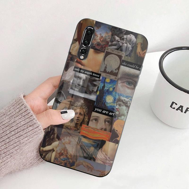 

Прохладный чехол для телефона с разными рисунками для Huawei P50 P40 P30 P20 Pro Mate 40 30 20 Pro Nova 9 8 7 PC Стеклянный чехол для телефона Huawei Nova7 Pro