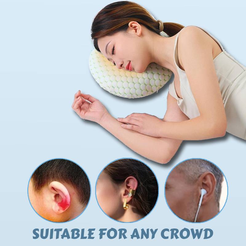 Ear Piercing Pillow with an Ear Hole Sleeping Pillow Ear Guard Pillow for Side Sleepers CNH and Ear Pain Ear Inflammation