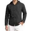 Men's Casual Hooded Long Sleeve Shirt Button Down Lightweight Breathable Loose Fit Oversized Cotton Shirt for Outdoor Sports