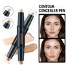 Contouring Stick With Double-headed, Dual-purpose Concealer Highlighter For Three-dimensional Nose Bridge Shadow V Face High Nose Bridge Face Makep