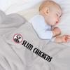 Slim Chickens Cafe Throw Blanket Flannel Fabric Decorative Sofa Soft Beds for winter Blankets