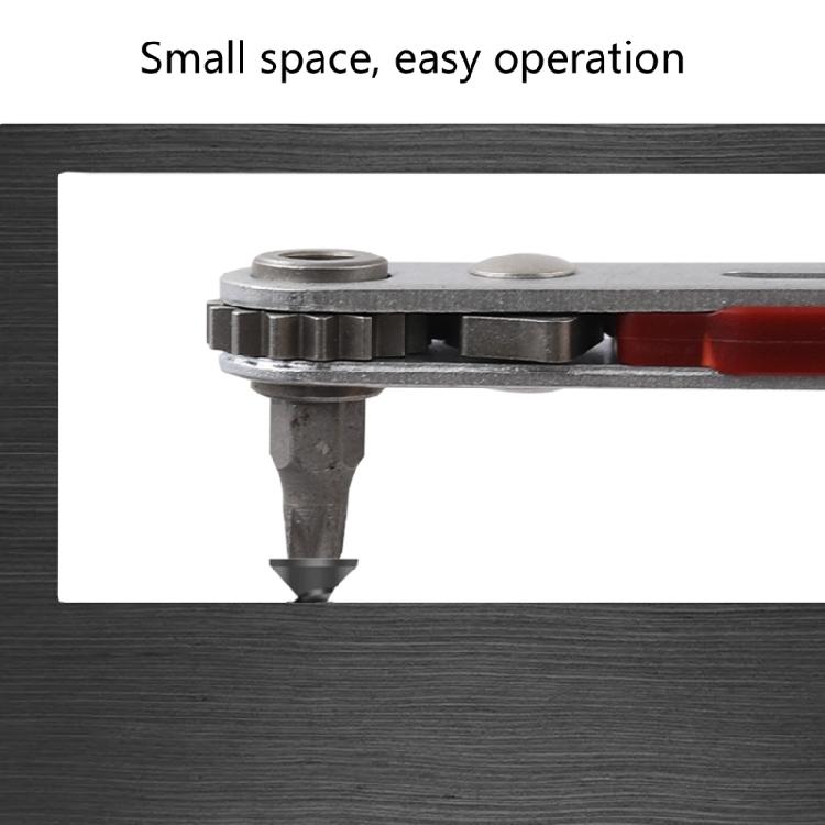 Ergonomic Mini Ratchet Wrench Comfortable Grip Screwdriver Durable for Easy Use