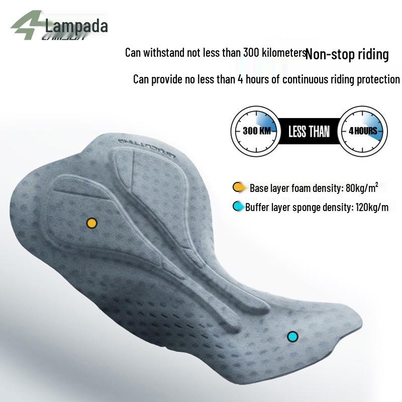 Lameda Men's Breathable Cycling Shorts with Sponge Pad for Mountain Biking