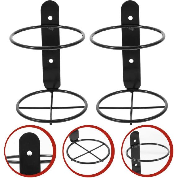 Hemoton Wall Mounted Wine Shelf 2Pcs Wall Wine Holder Wall Single Bottle Rack Wall Wine Rack Wine Storage Rack for Home Bar Wine Holder Wall Mounted