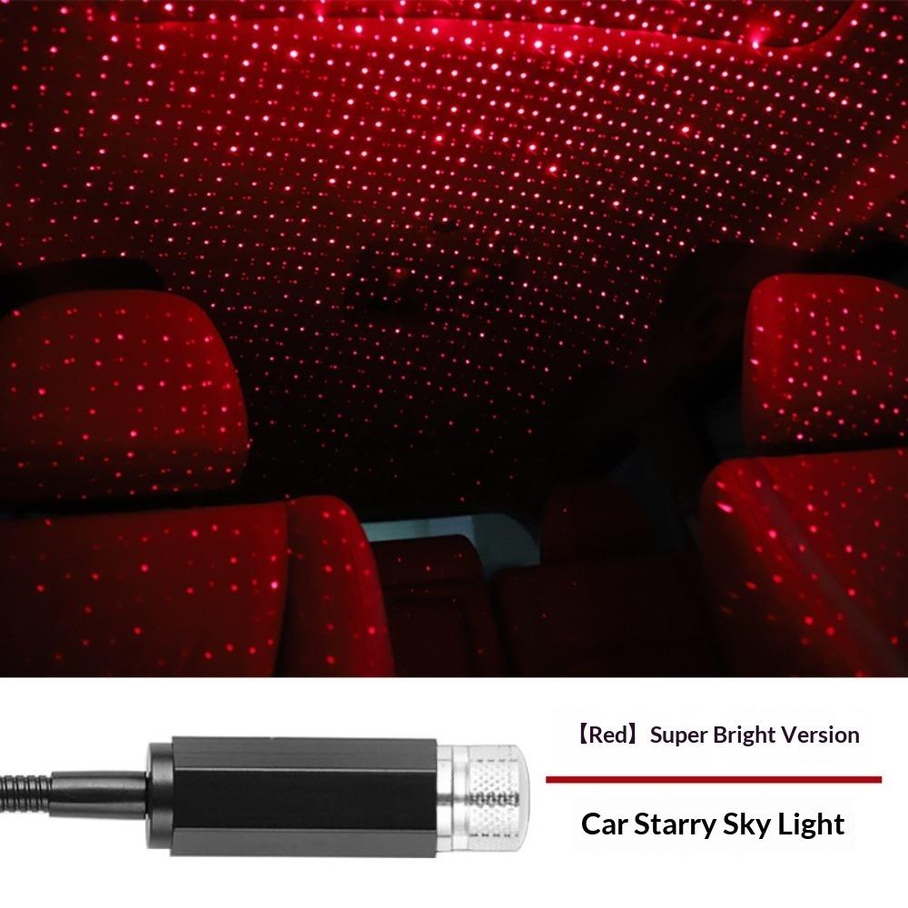 Car Star Light, Gypsy USB Car Laser Light Atmosphere Light Indoor Outdoor Projection Light Car Atmosphere Light 0.15w