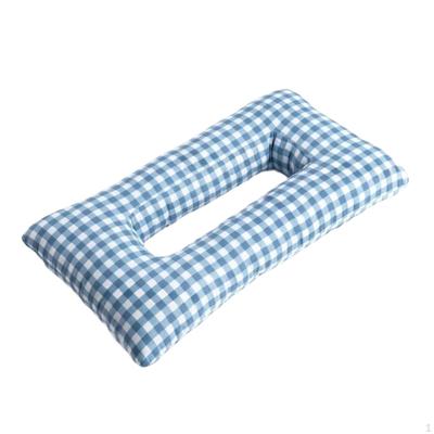 Ear Piercing Pillow Guard Machine Washable Rectangle with Hole Neck Support