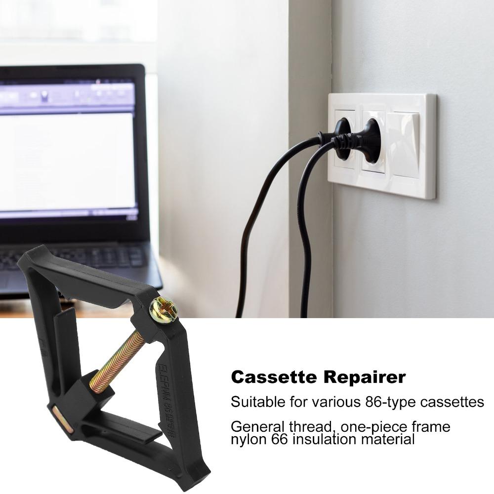 40pcs Fixed Set Bottom Cassette Repairer Wall Mount Switch Cassette Repairing Tool Electrician Use