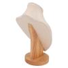 Holz Mittlerer Hals Mannequin Schmuckhalter Handgemachter Schmuck Fertigprodukt Ausstellung