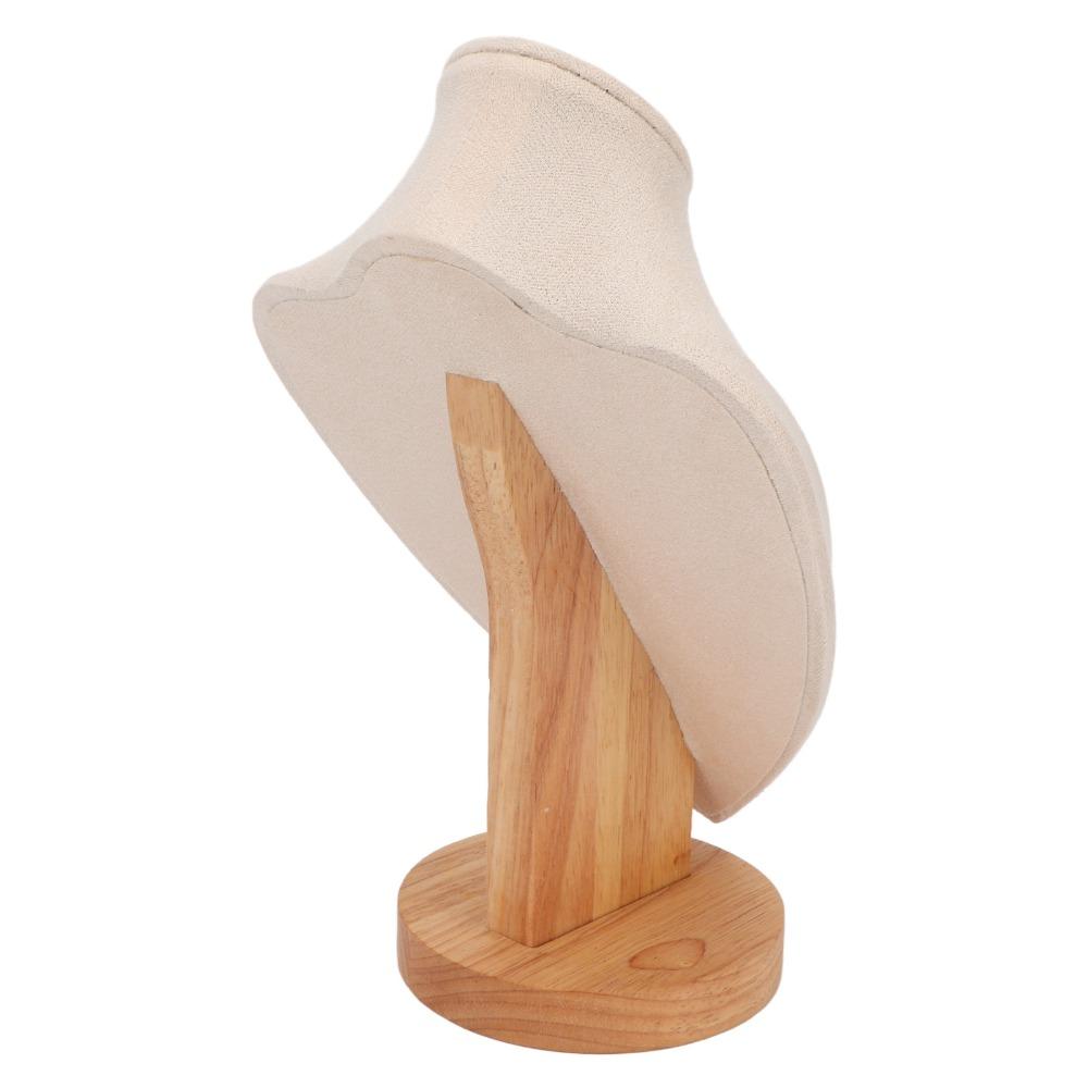 Holz Mittlerer Hals Mannequin Schmuckhalter Handgemachter Schmuck Fertigprodukt Ausstellung