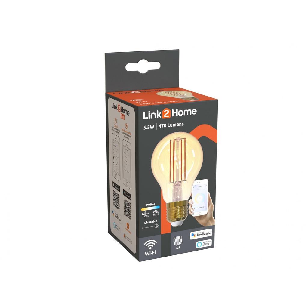 Link2home Wi-fi Led Filament Dimmable Bulbs