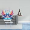 Acrylic Swan Sculpture Table Centerpiece And Sailing Boat Statue Decorative Art Figurine for Office