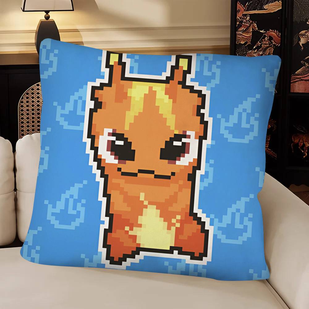 Classic Anime SSlugterra Pillow Case Fashion Square Pillowcase Bedroom Sofa Room Ins Decoration Leisure