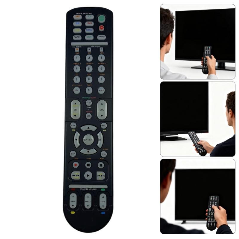 Replacement TV Remote Control for NAD HTR2 Ergonomic Grip Comfortable and ABS Construction for Effortless Operation