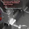1/2Pcs Heavy-Duty Cable Pulling Roller 330° Adjustable Clamp For Efficient Routing Heavy-Duty Cable Pulling Roller