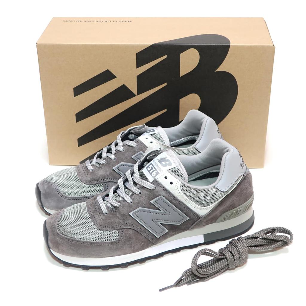 New Balance OU576PGL Made In UK Men's Sneakers, Gray, Width (Gray, Adult, Numeric, 26.5 Cm)