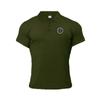 Muscleguys Summer Men's Handsome Polo T-Shirts Cotton Fitness Tops Printed Short Sleeve Korean Casual