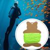 , Round Rope Made of Nylon, Portable, Replacement Accessory for Underwater Adventures, Caving,