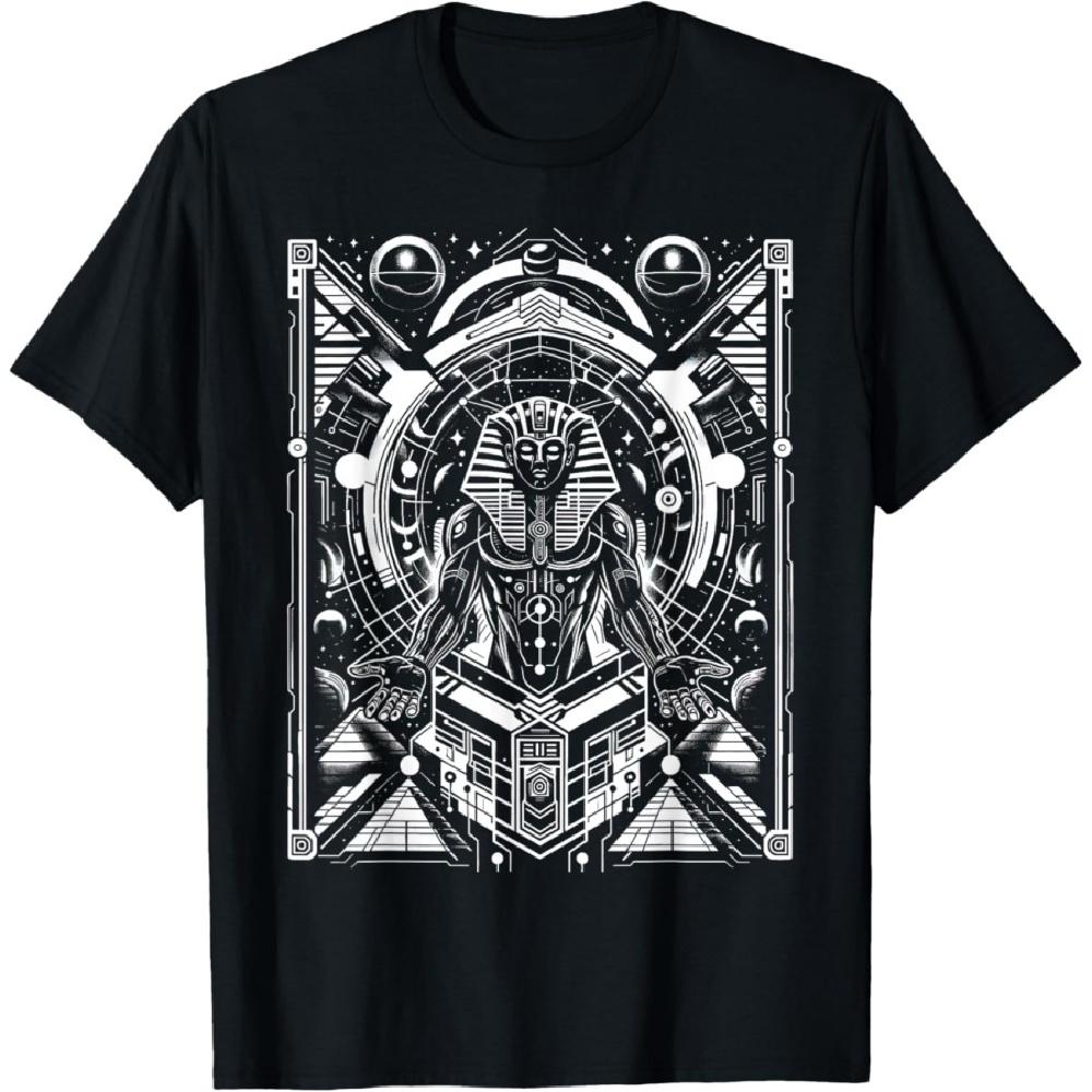 

Ancient Egyptian Sci-Fi Pharaoh Design T-Shirt S