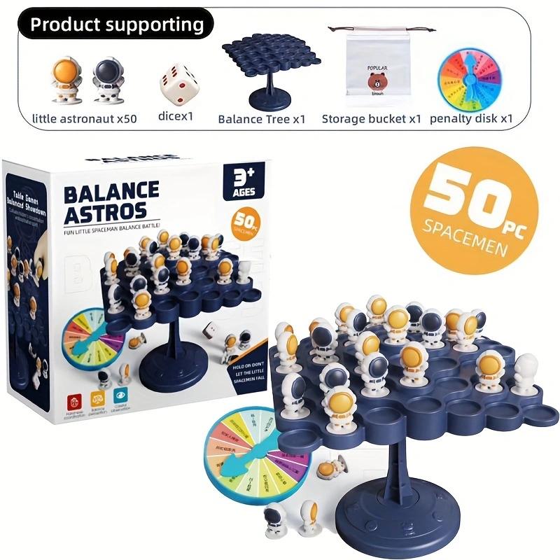 Puzzle Astronaut Balance Tree Astronaut Toy Parent-child Lnteractive Children s Mindfulness Thinking Training Board Game