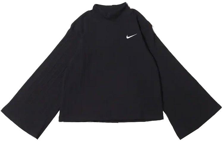 

Nike T Shirts Women s Black Turtleneck Moderate Straight Fit DM6400-010 S