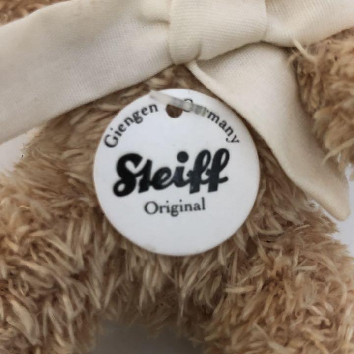 [USED] Steiff Teddy Bear Keychain