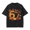 Sweet Number 67 Ice Cream Tshirt Summer  Y2k Retro T Shirts Cotton Hippie Tshirt For Man Shortsleeve Printed Tees