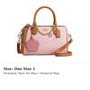 Coach SATCHELRowan Coated Canvas With Leather And Cow Leather Boston Bag Handbag Medium Women's Pink CEA18-IMPO